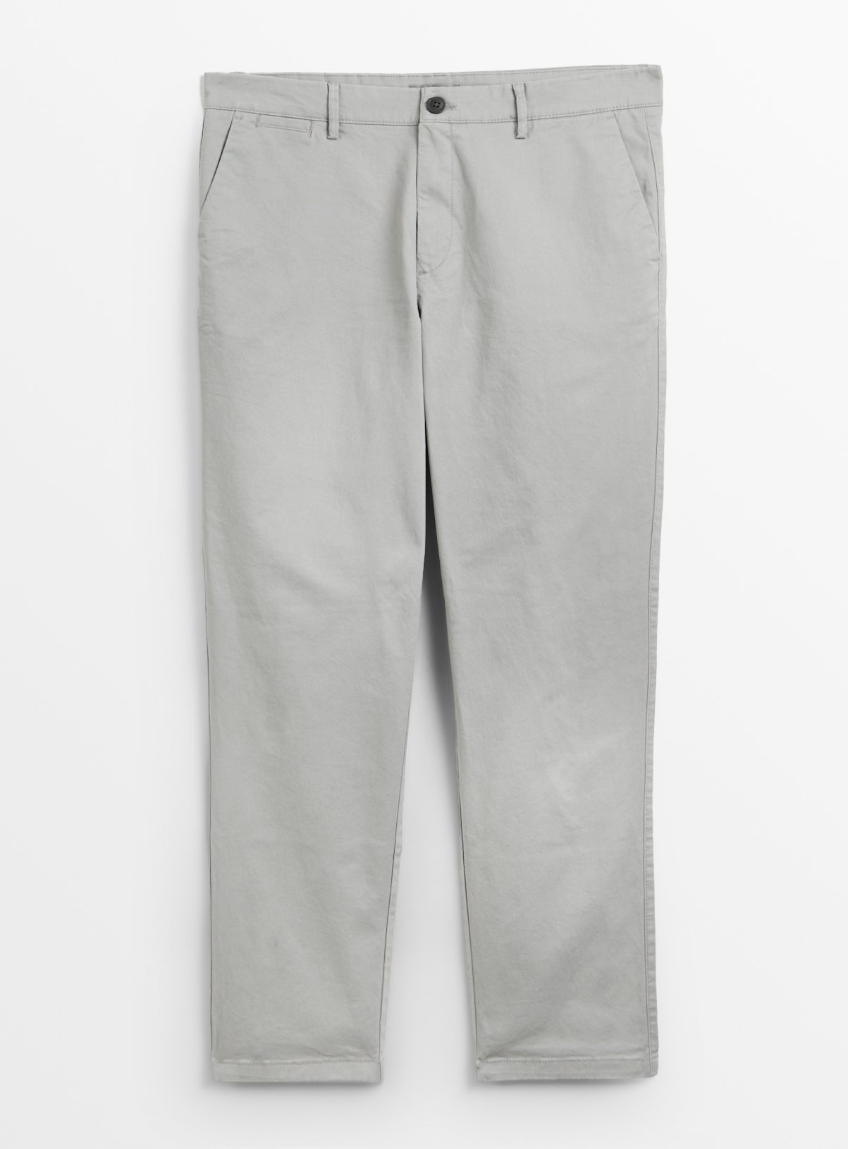 Light Grey Straight Leg Chino Trousers 40R - Image 3 thumbnail